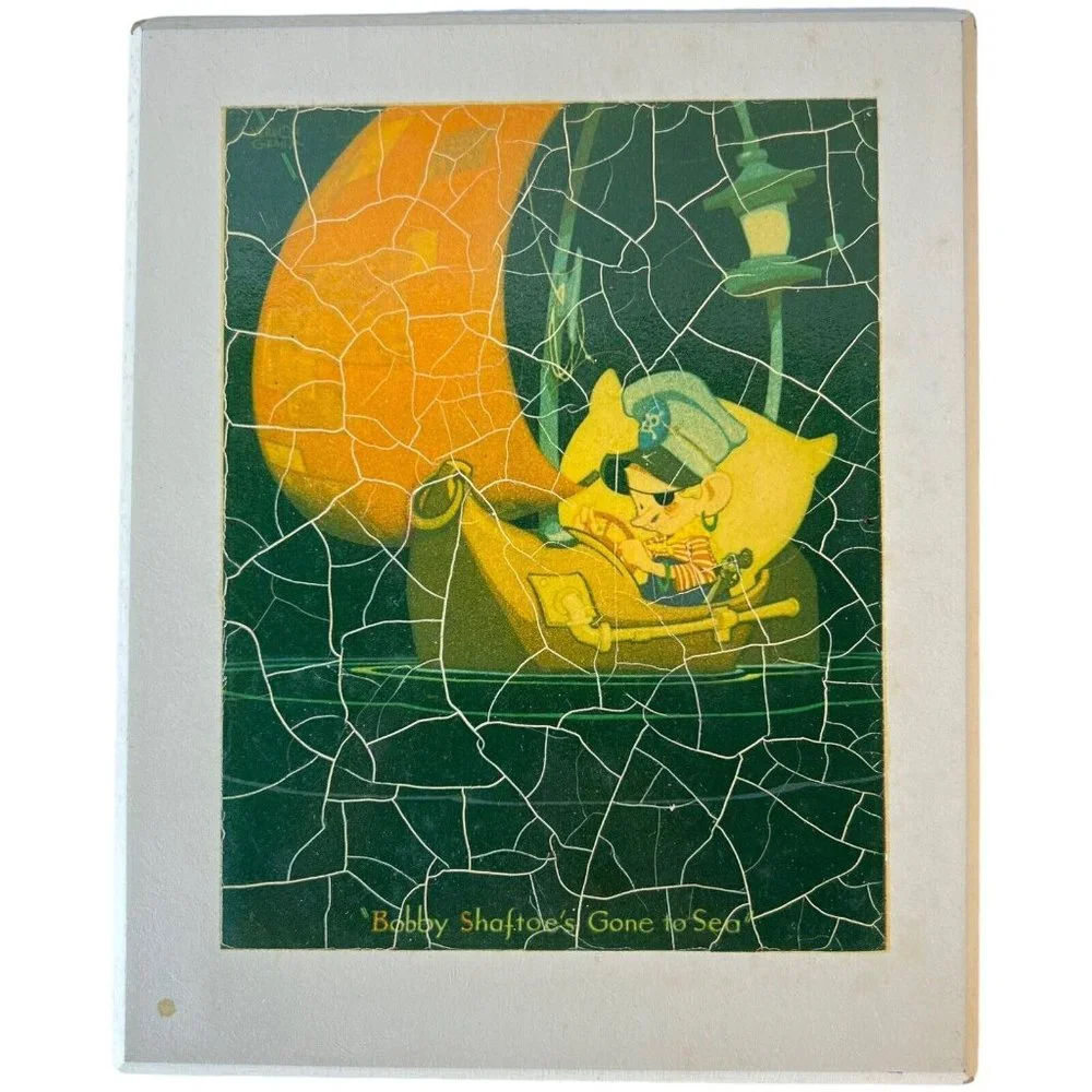Kellogg’s Wall Plaque By Vernon Grant Ladybug Bobby Shaftoes Gone To Sea Nursery